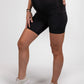 BLACK MID THIGH MATERNITY SMALL