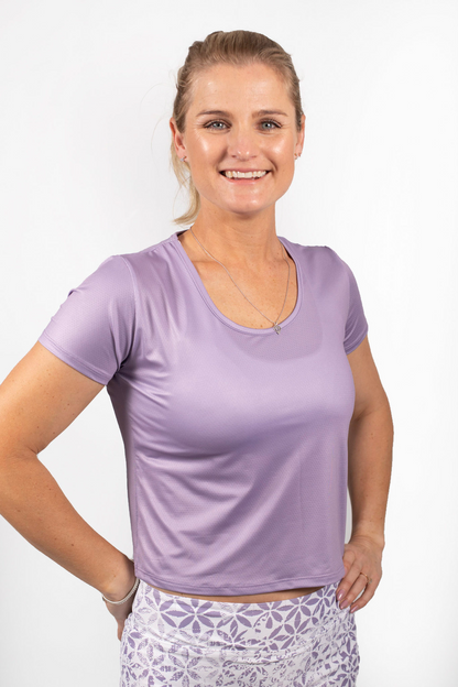 PURPLE FLOW TOP