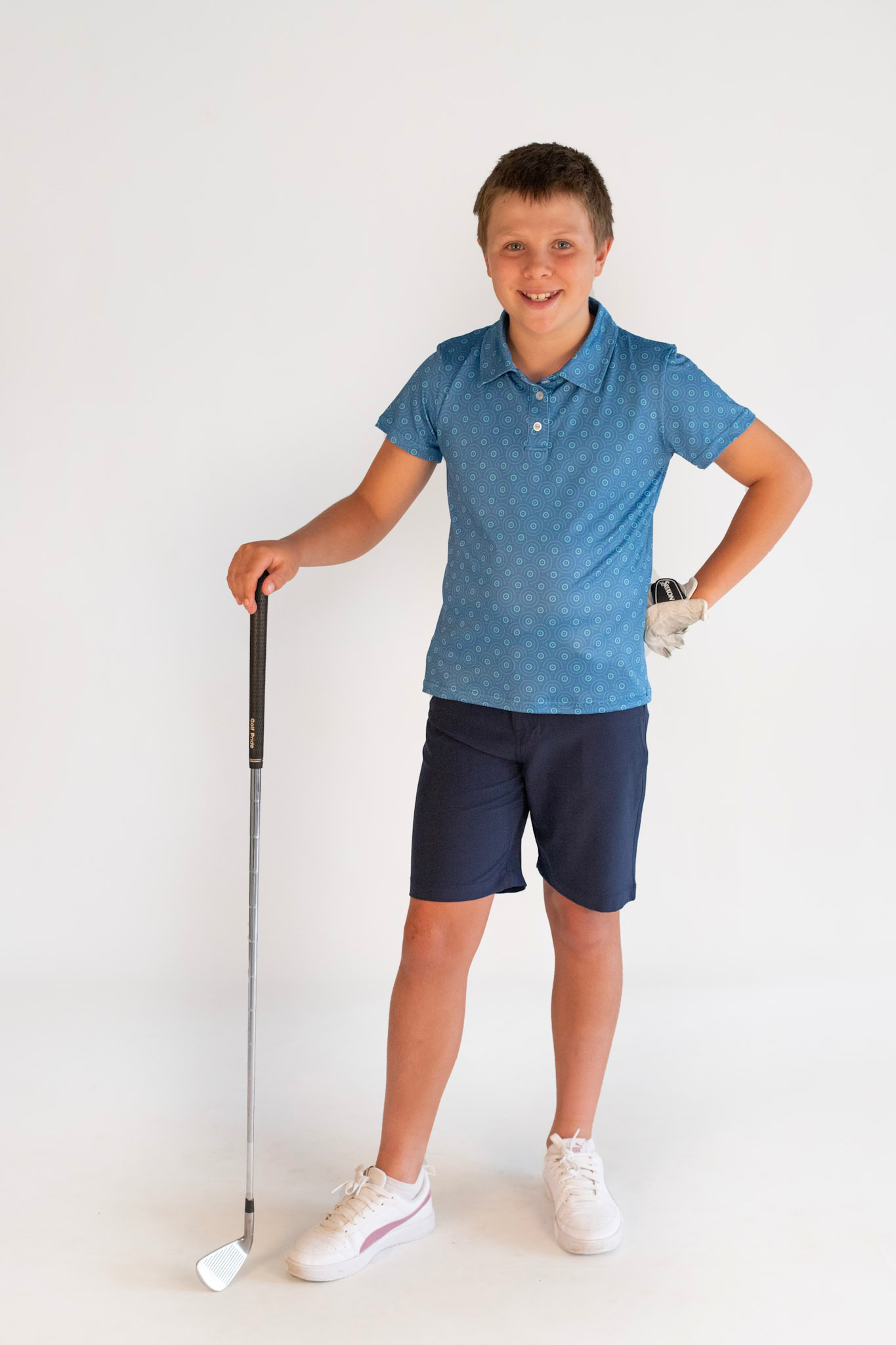 NAVY GOLF SHORTS