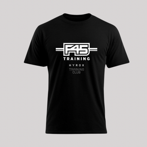 F45 MENS JHB HYROX TRAINING CLUB TEE -BLACK