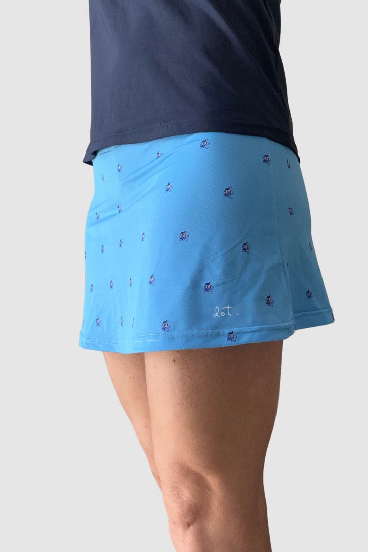 BLUE JESTERS PRINT SKORT