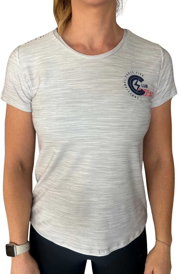 BOLT CLUB LADIES TEE- GREY