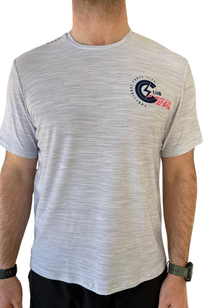 BOLT CLUB MENS TEE- GREY