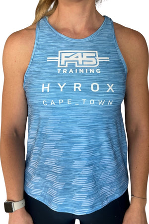 LIGHT BLUE HYROX CT LADIES RACE TANK