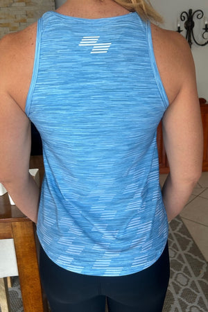 LIGHT BLUE HYROX CT LADIES RACE TANK