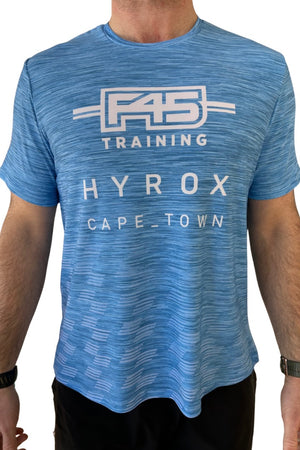 LIGHT BLUE HYROX CT MENS RACE TEE