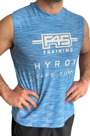LIGHT BLUE HYROX CT MENS RACE TANK