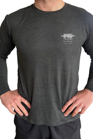 HYROX CT MENS LONG SLEEVE TEE- GREY