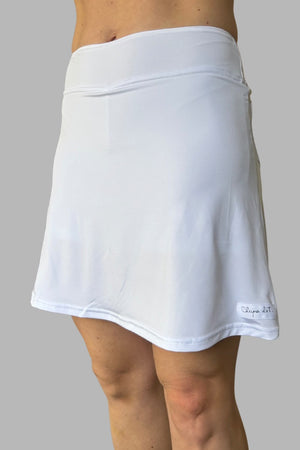 WHITE GOLF SKORT