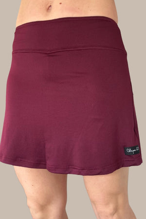 MAROON GOLF SKORT